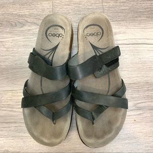 Obeo Leather Sandle BIO System Size 8